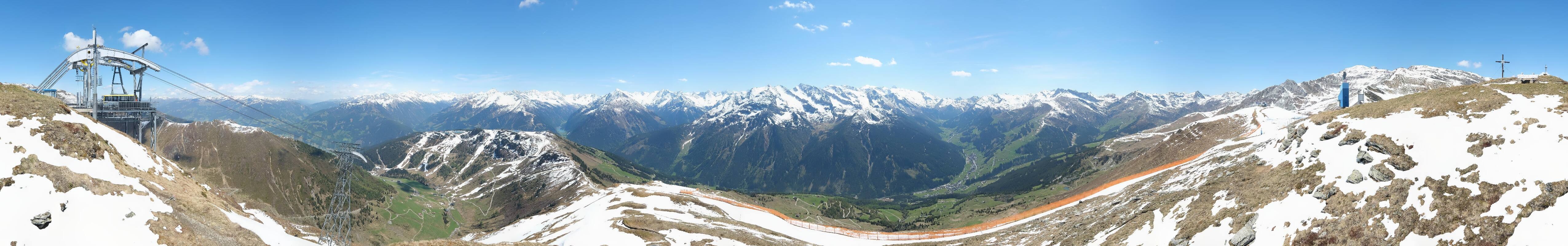 Archiv Foto Webcam Tux - Ausblick von der Wanglspitze