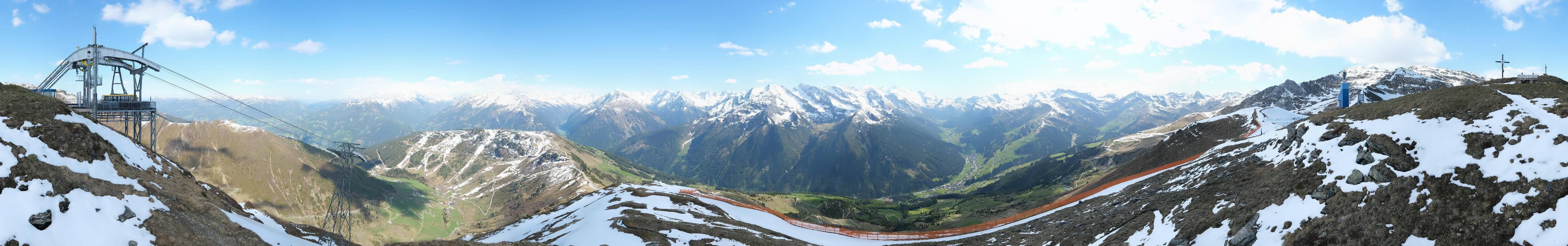 Archiv Foto Webcam Tux - Ausblick von der Wanglspitze
