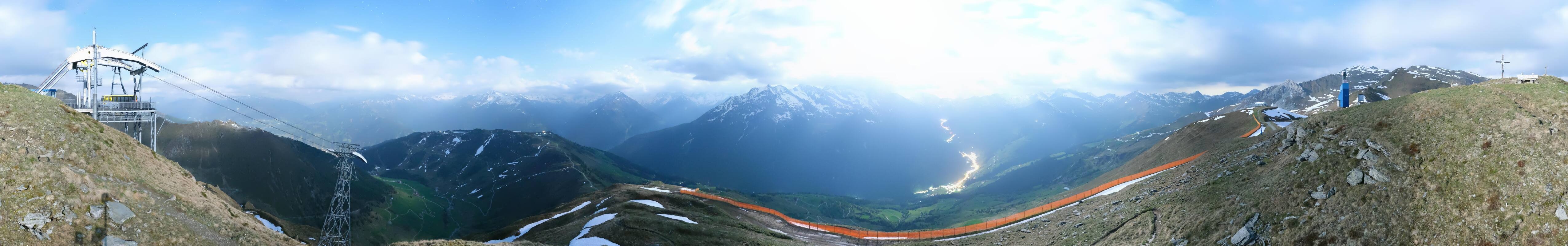 Archiv Foto Webcam Tux - Ausblick von der Wanglspitze