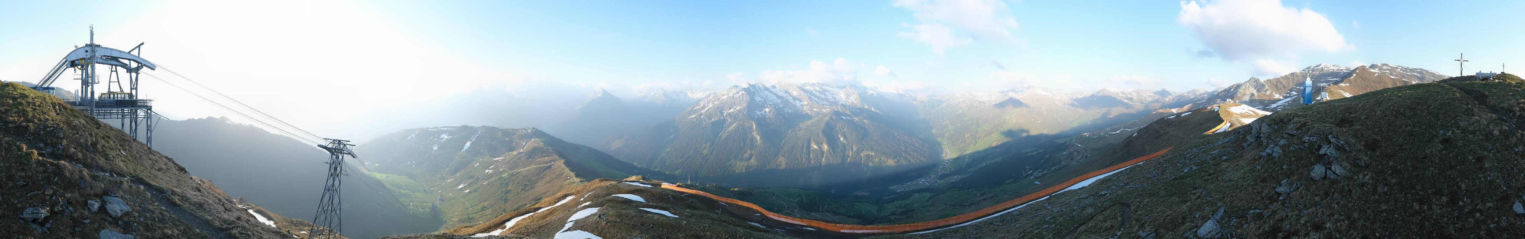 Archiv Foto Webcam Tux - Ausblick von der Wanglspitze