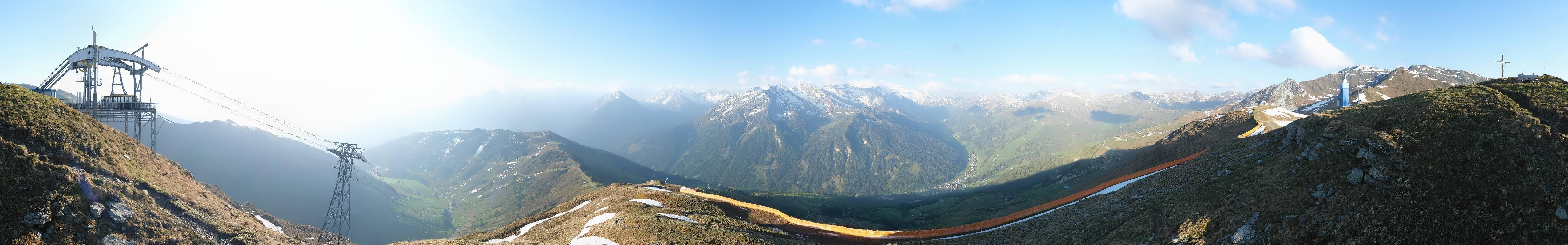 Archiv Foto Webcam Tux - Ausblick von der Wanglspitze