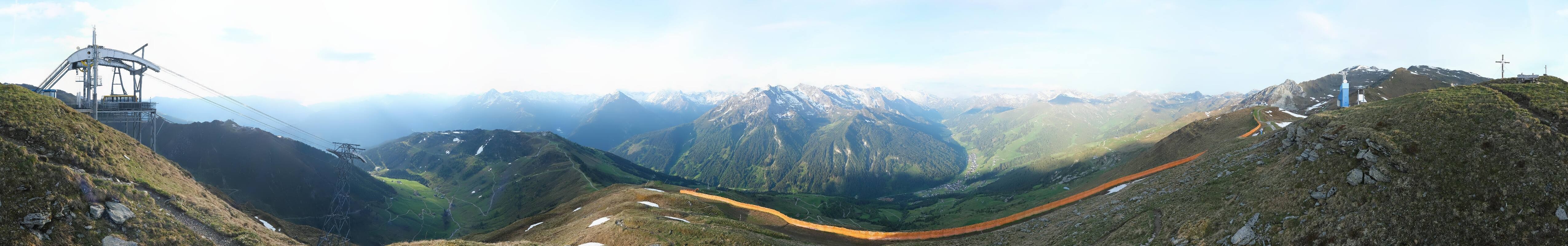 Archiv Foto Webcam Tux - Ausblick von der Wanglspitze