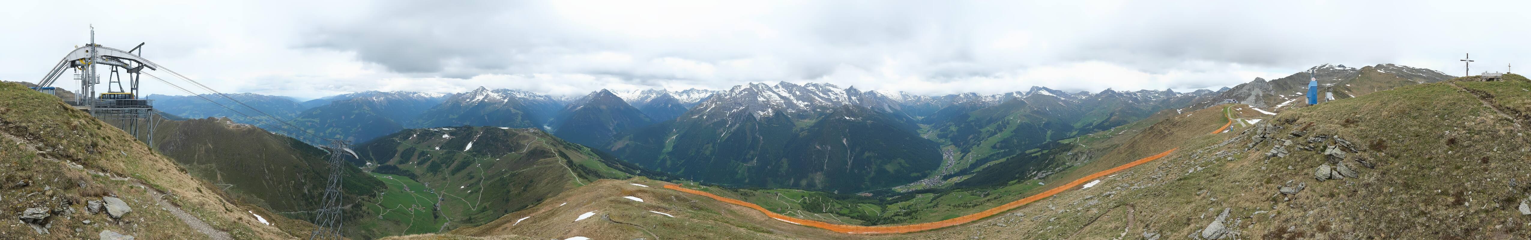Archiv Foto Webcam Tux - Ausblick von der Wanglspitze