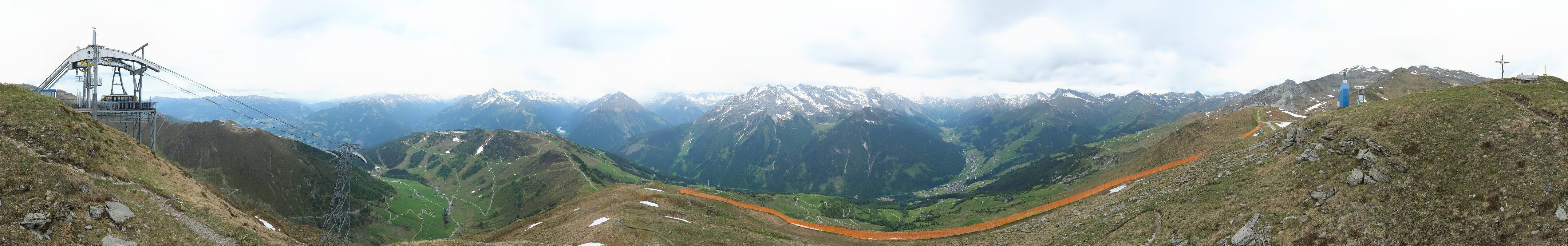 Archiv Foto Webcam Tux - Ausblick von der Wanglspitze