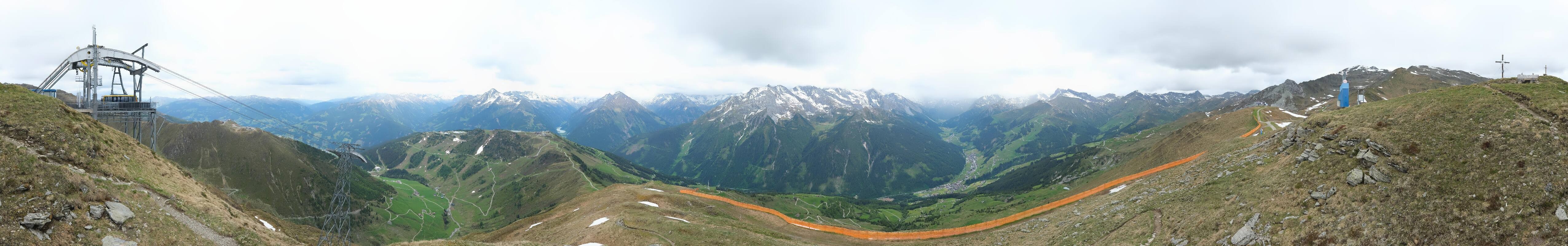 Archiv Foto Webcam Tux - Ausblick von der Wanglspitze