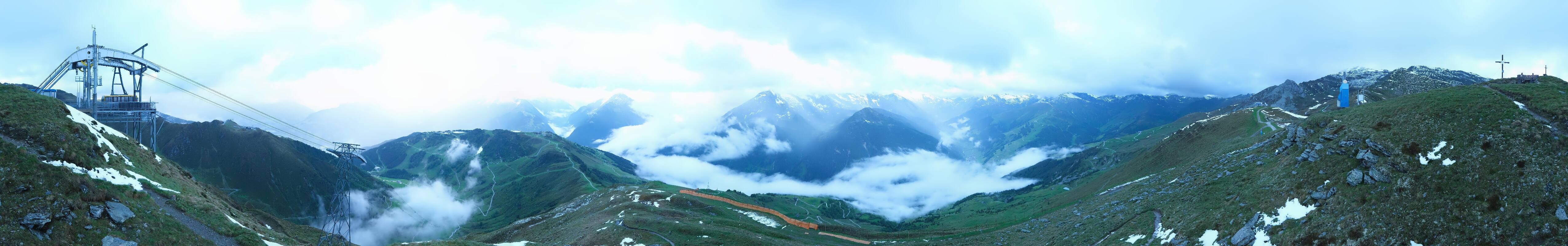 Archiv Foto Webcam Tux - Ausblick von der Wanglspitze