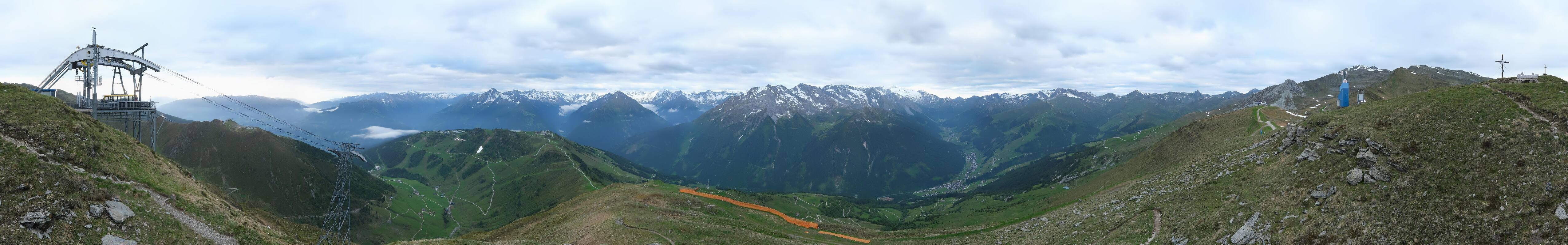 Archiv Foto Webcam Tux - Ausblick von der Wanglspitze