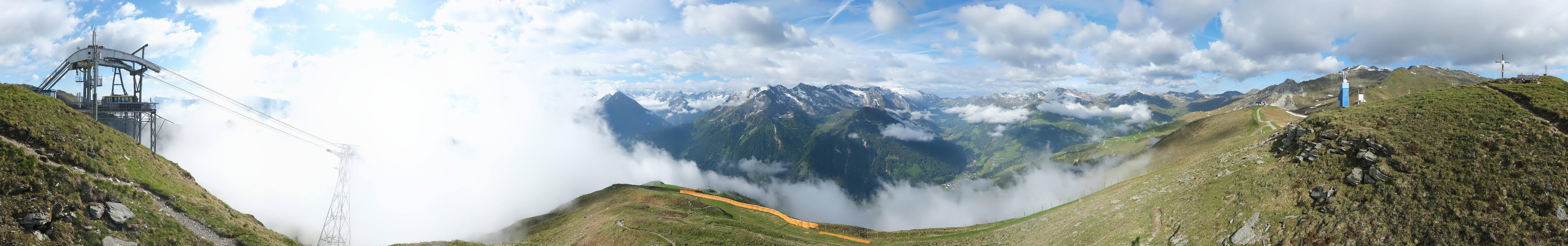 Archiv Foto Webcam Tux - Ausblick von der Wanglspitze