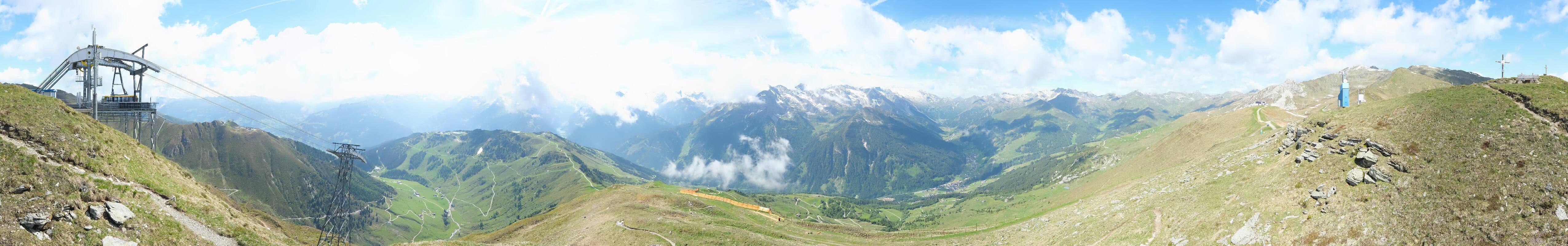 Archiv Foto Webcam Tux - Ausblick von der Wanglspitze