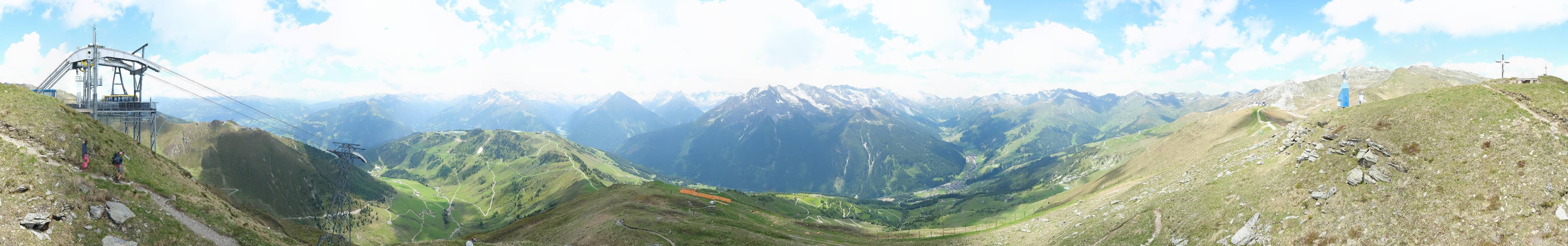 Archiv Foto Webcam Tux - Ausblick von der Wanglspitze
