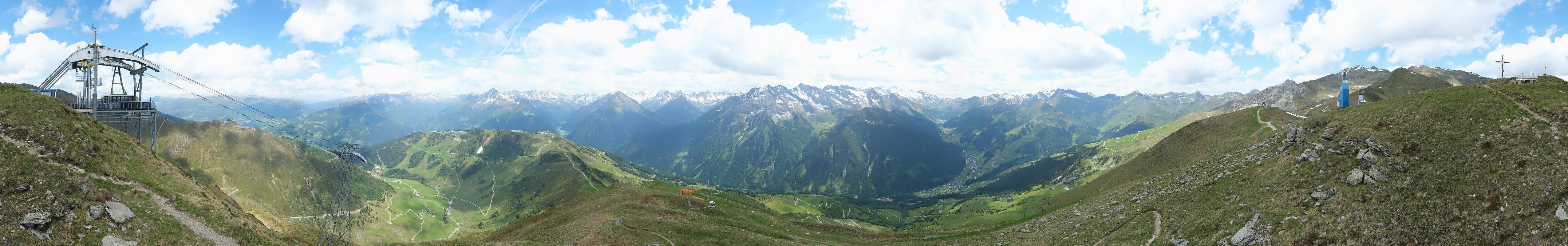 Archiv Foto Webcam Tux - Ausblick von der Wanglspitze
