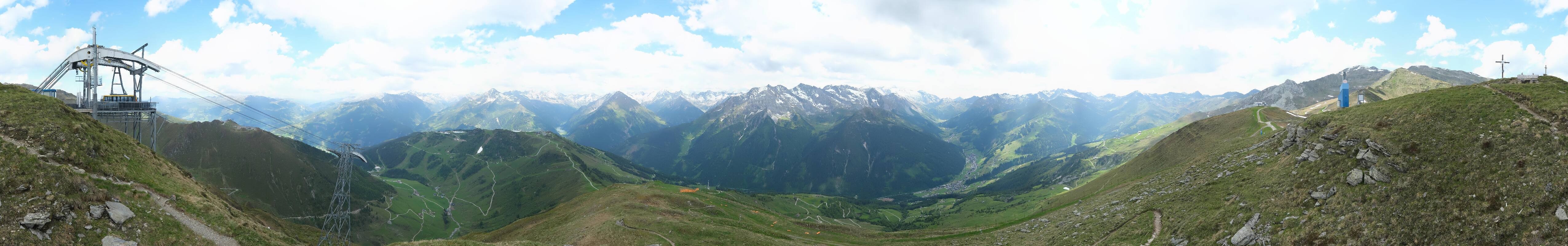 Archiv Foto Webcam Tux - Ausblick von der Wanglspitze