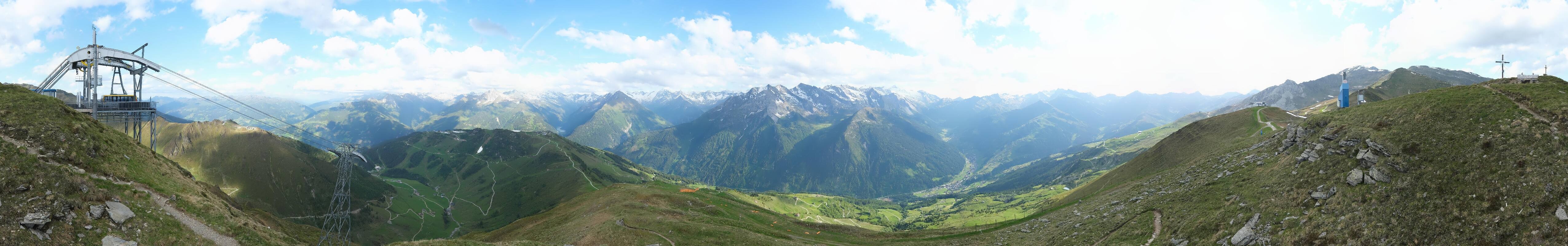 Archiv Foto Webcam Tux - Ausblick von der Wanglspitze
