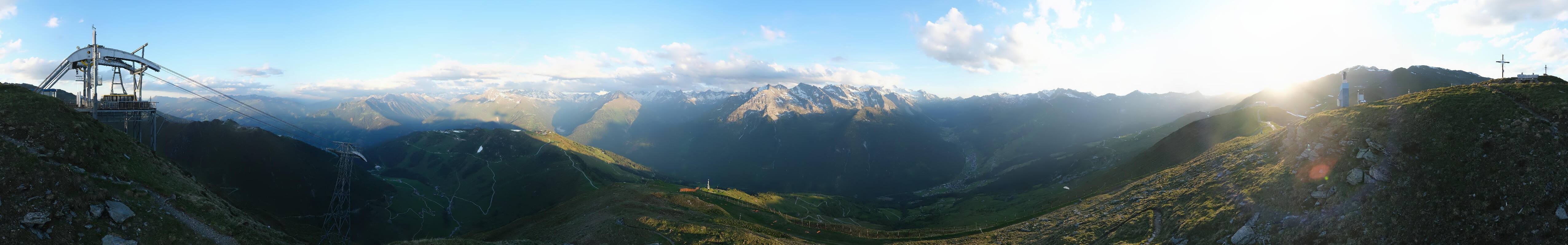 Archiv Foto Webcam Tux - Ausblick von der Wanglspitze