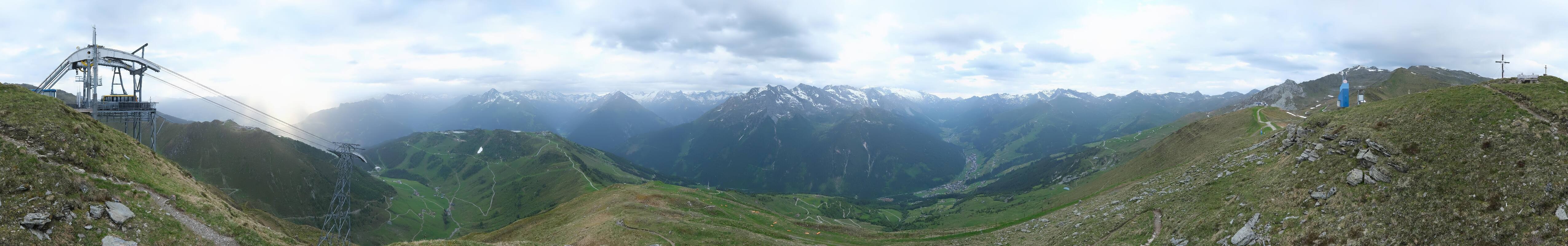 Archiv Foto Webcam Tux - Ausblick von der Wanglspitze