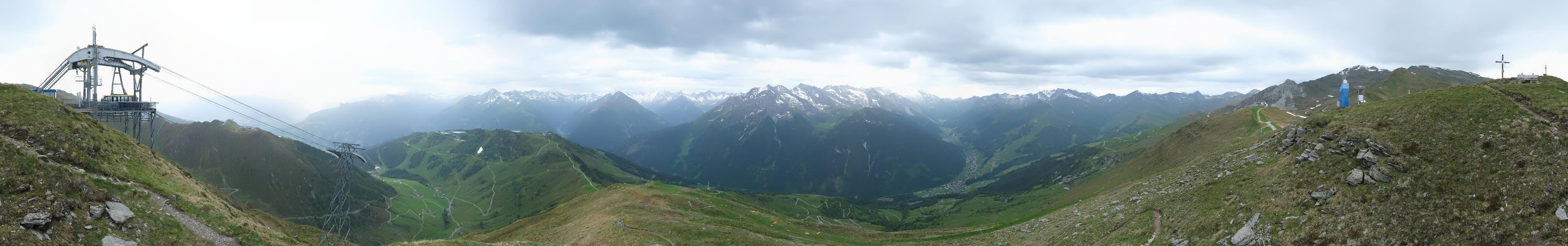 Archiv Foto Webcam Tux - Ausblick von der Wanglspitze