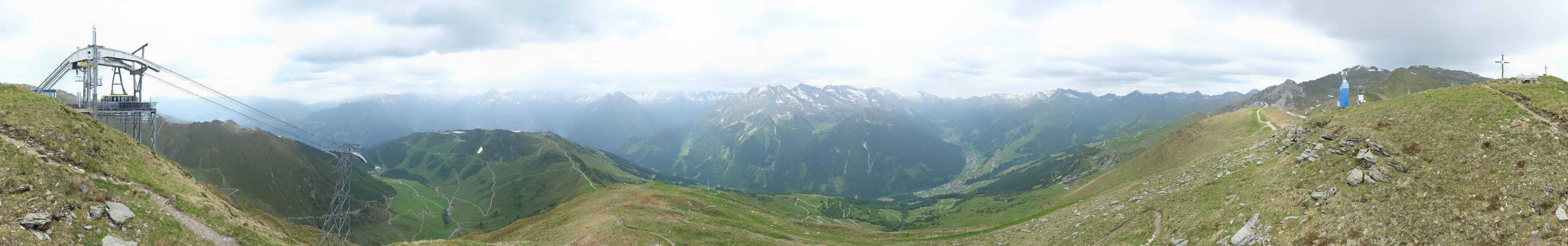Archiv Foto Webcam Tux - Ausblick von der Wanglspitze