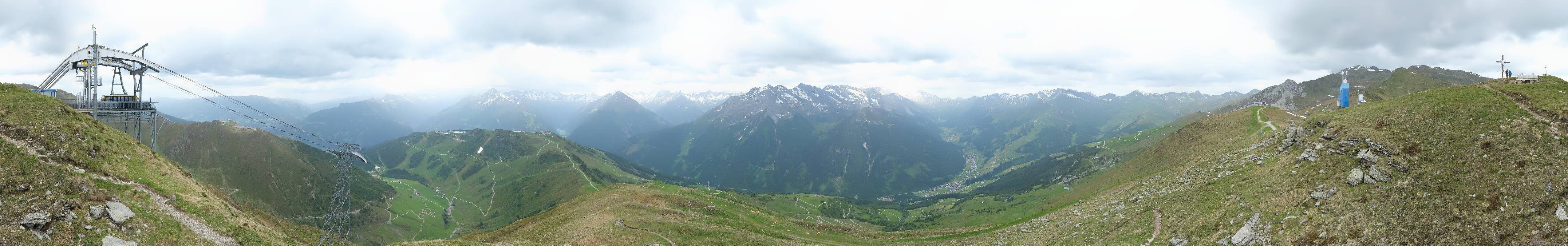 Archiv Foto Webcam Tux - Ausblick von der Wanglspitze