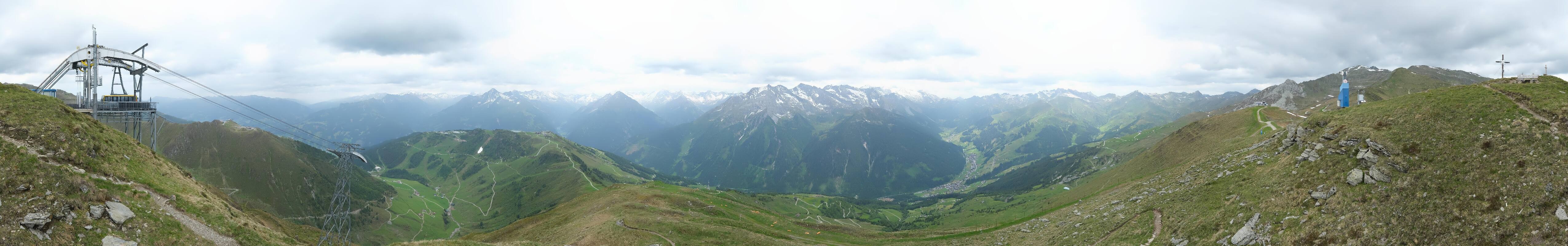Archiv Foto Webcam Tux - Ausblick von der Wanglspitze
