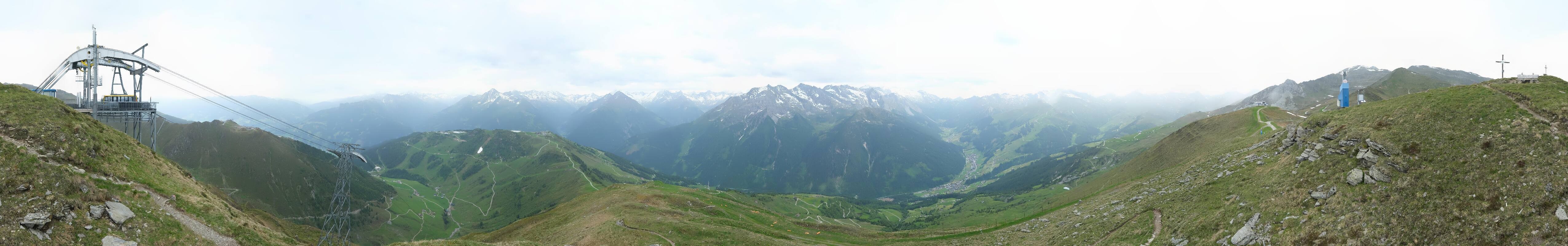 Archiv Foto Webcam Tux - Ausblick von der Wanglspitze