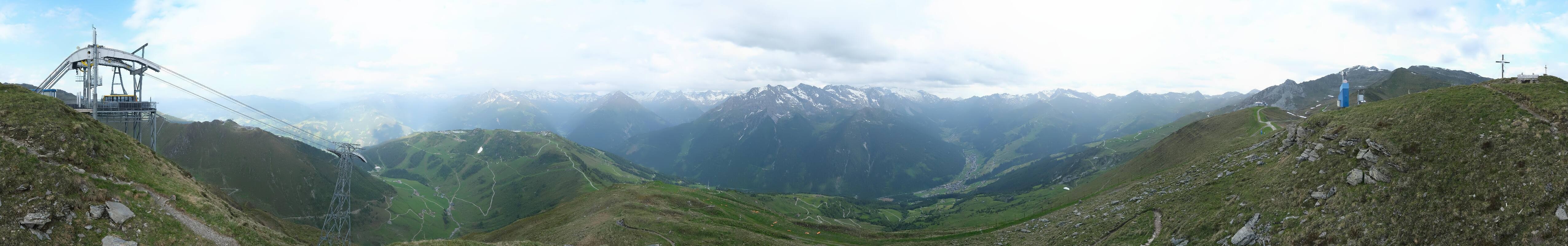 Archiv Foto Webcam Tux - Ausblick von der Wanglspitze