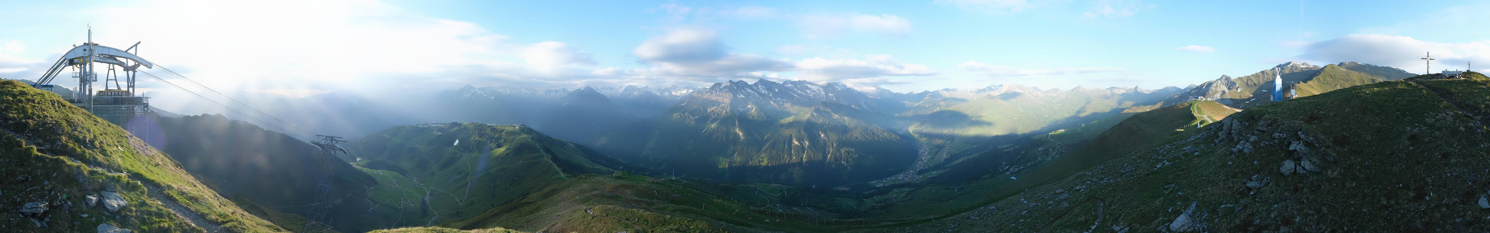 Archiv Foto Webcam Tux - Ausblick von der Wanglspitze