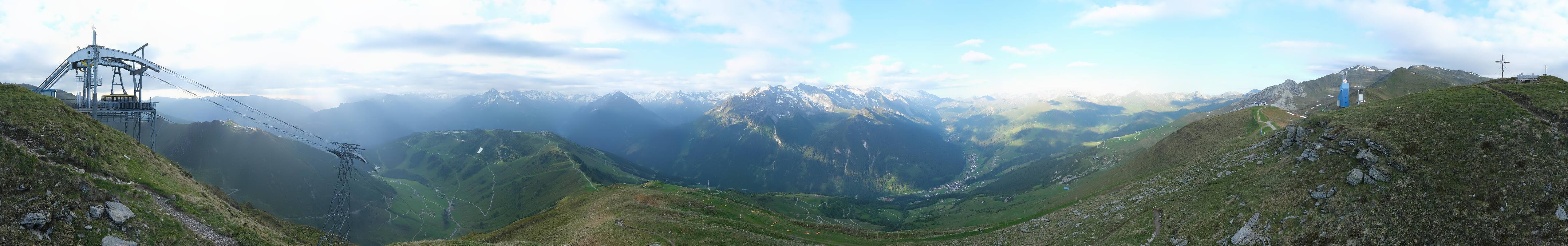 Archiv Foto Webcam Tux - Ausblick von der Wanglspitze