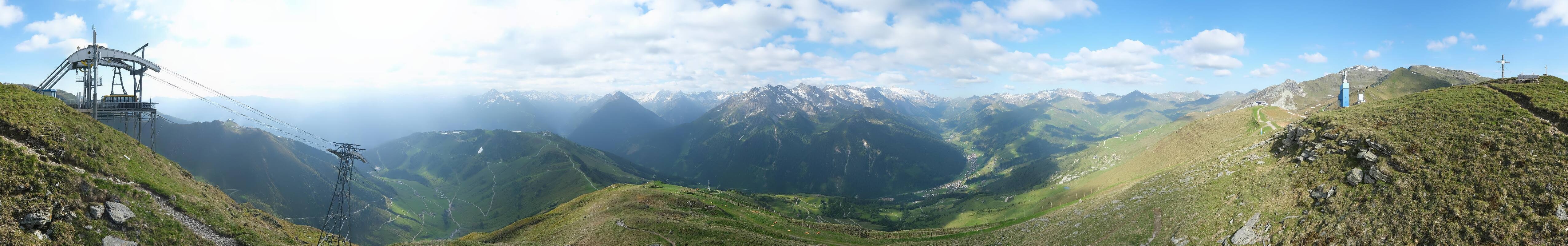 Archiv Foto Webcam Tux - Ausblick von der Wanglspitze