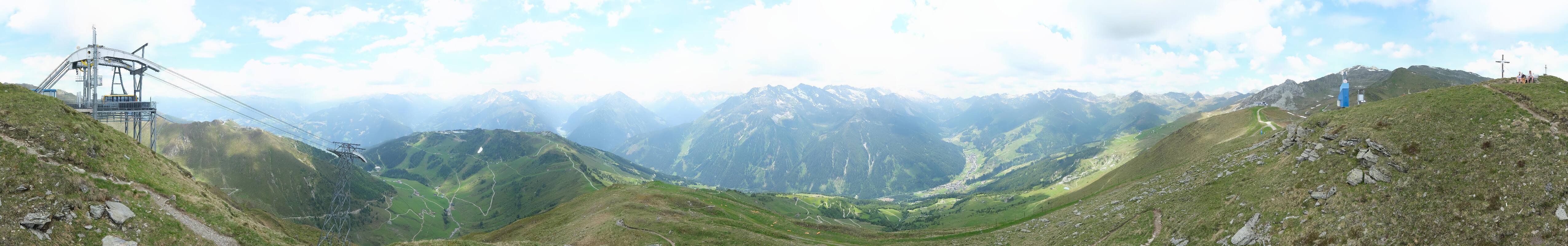 Archiv Foto Webcam Tux - Ausblick von der Wanglspitze