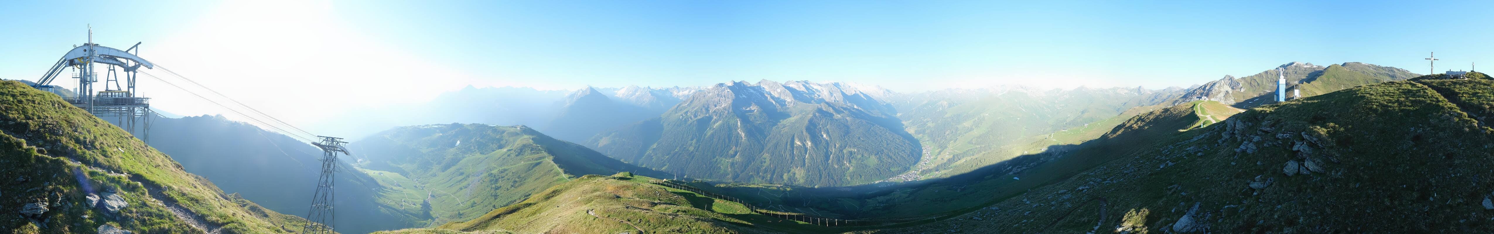 Archiv Foto Webcam Tux - Ausblick von der Wanglspitze