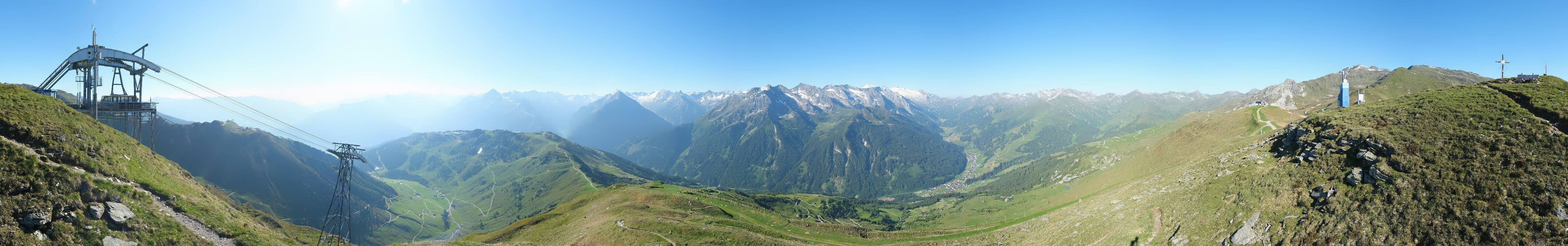Archiv Foto Webcam Tux - Ausblick von der Wanglspitze