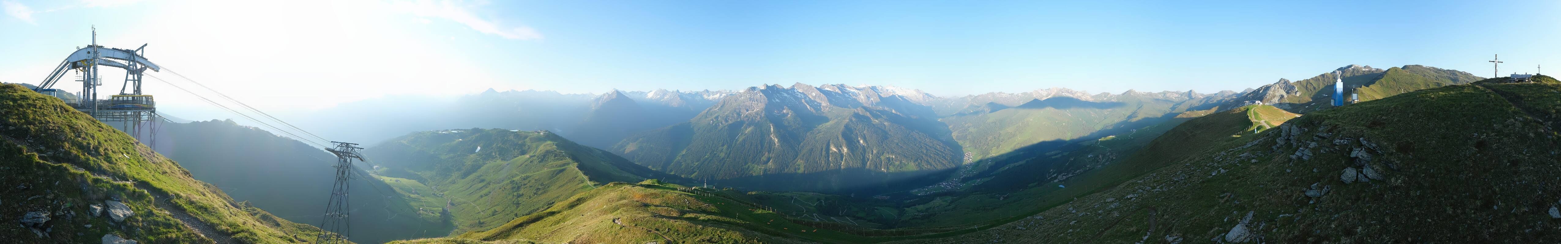 Archiv Foto Webcam Tux - Ausblick von der Wanglspitze