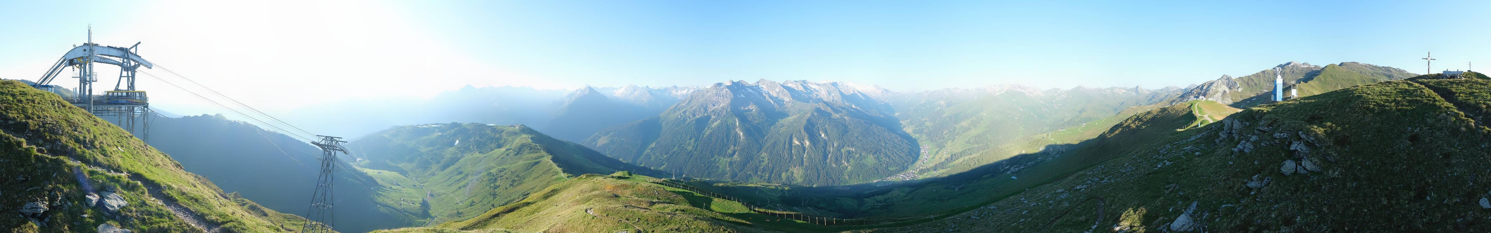Archiv Foto Webcam Tux - Ausblick von der Wanglspitze