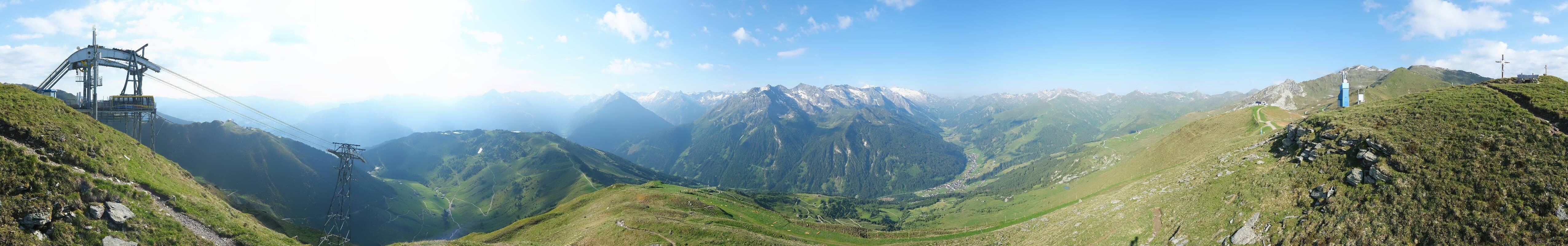 Archiv Foto Webcam Tux - Ausblick von der Wanglspitze