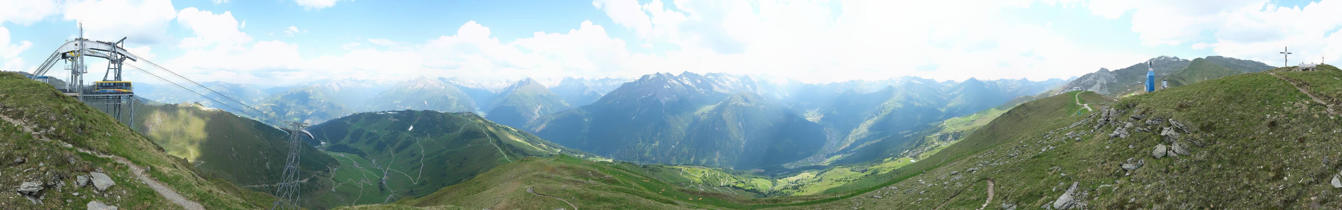 Archiv Foto Webcam Tux - Ausblick von der Wanglspitze