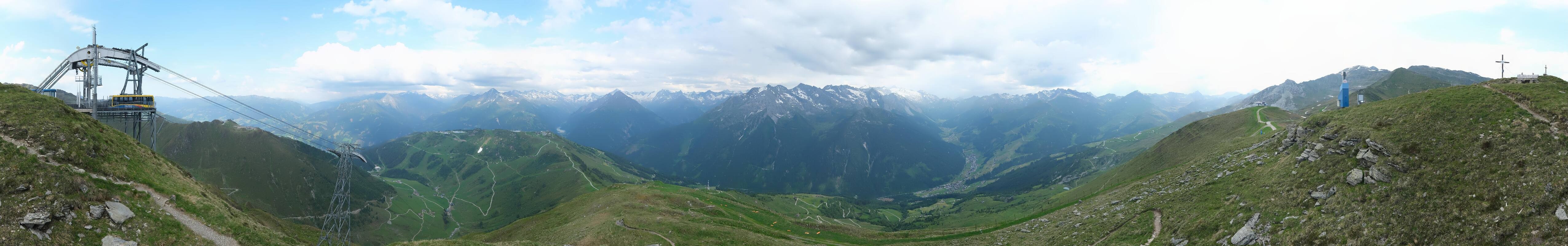 Archiv Foto Webcam Tux - Ausblick von der Wanglspitze