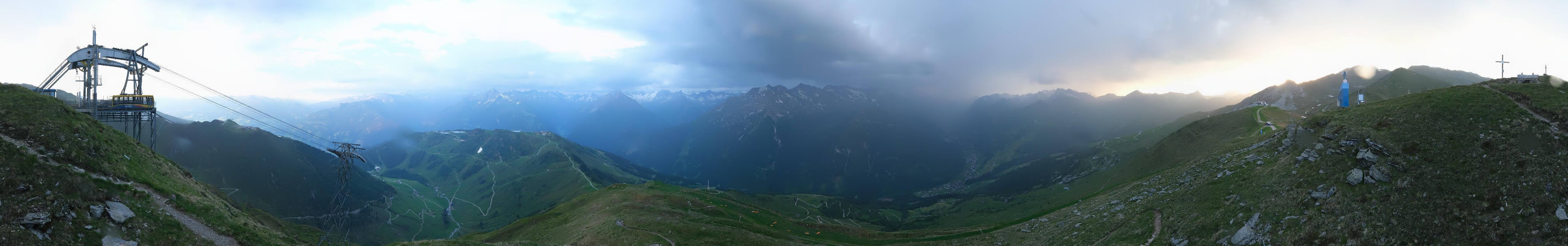 Archiv Foto Webcam Tux - Ausblick von der Wanglspitze