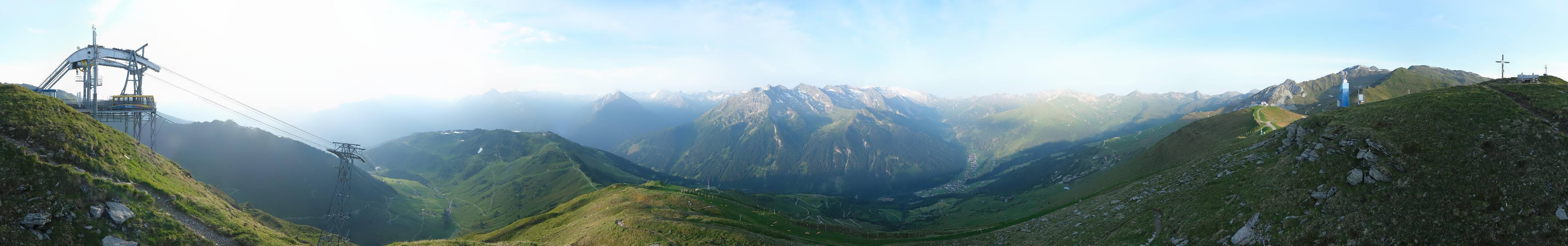 Archiv Foto Webcam Tux - Ausblick von der Wanglspitze