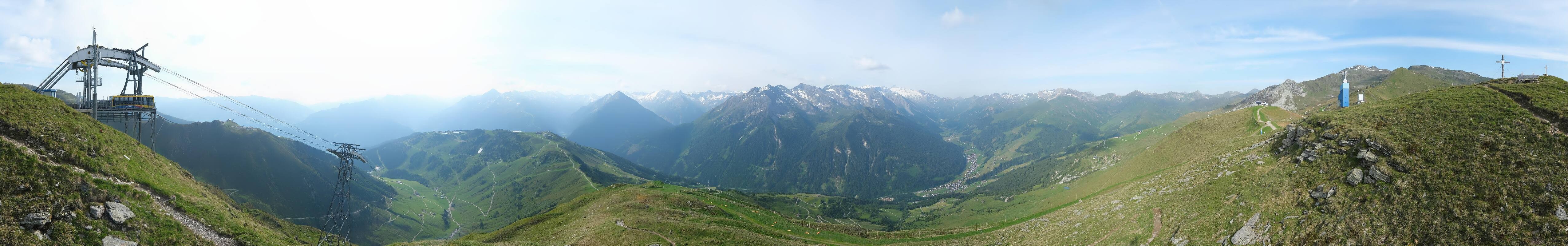 Archiv Foto Webcam Tux - Ausblick von der Wanglspitze