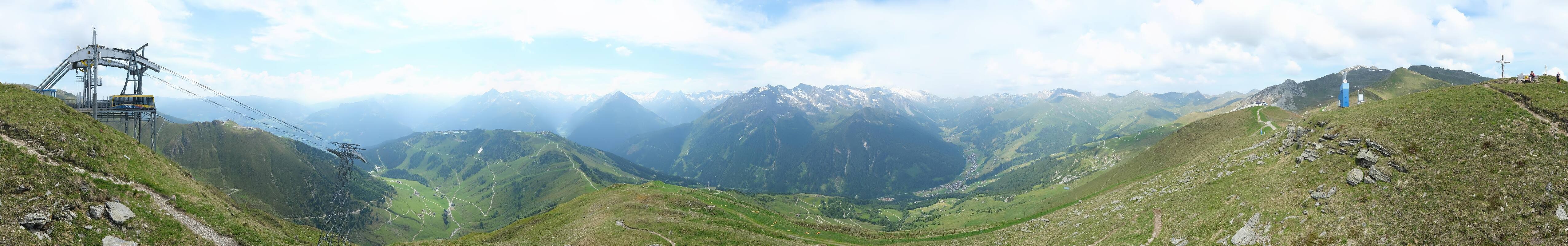 Archiv Foto Webcam Tux - Ausblick von der Wanglspitze