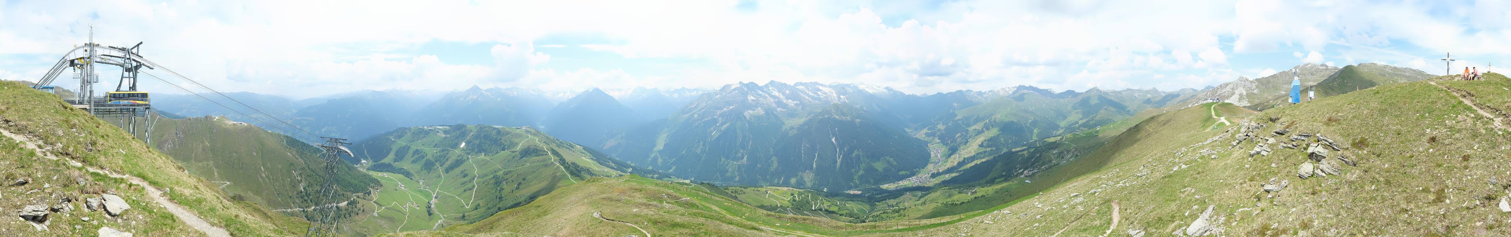 Archiv Foto Webcam Tux - Ausblick von der Wanglspitze