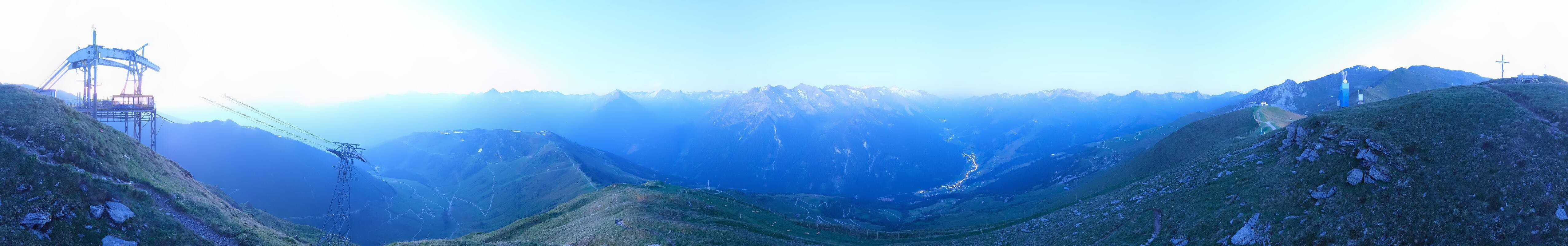 Archiv Foto Webcam Tux - Ausblick von der Wanglspitze