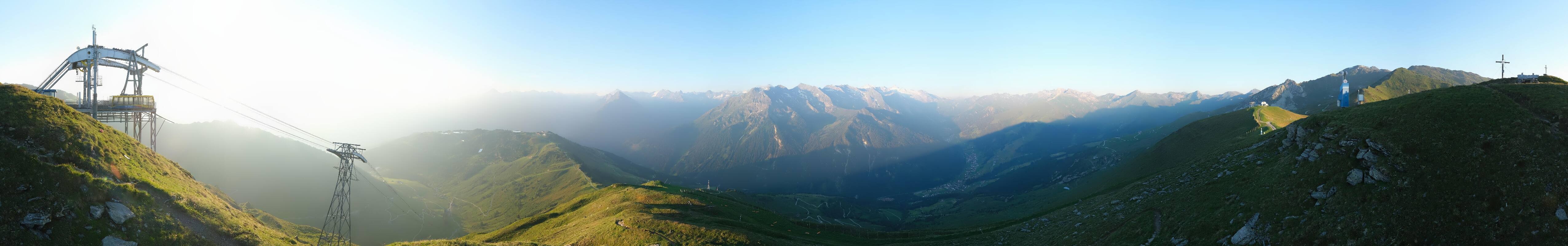 Archiv Foto Webcam Tux - Ausblick von der Wanglspitze