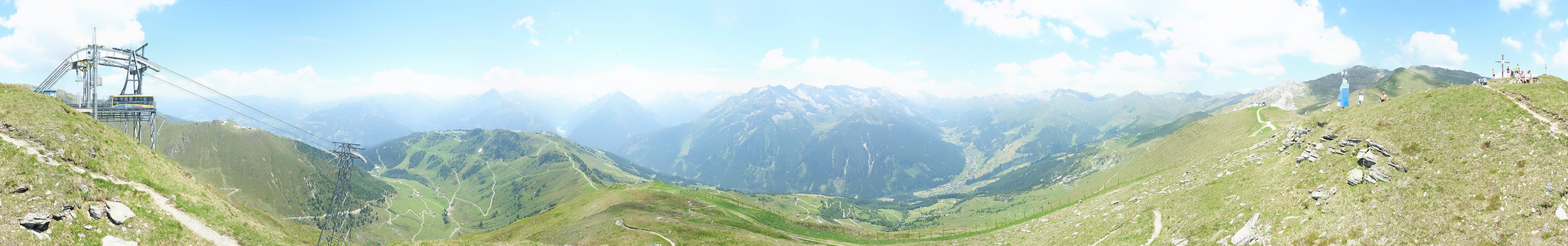 Archiv Foto Webcam Tux - Ausblick von der Wanglspitze