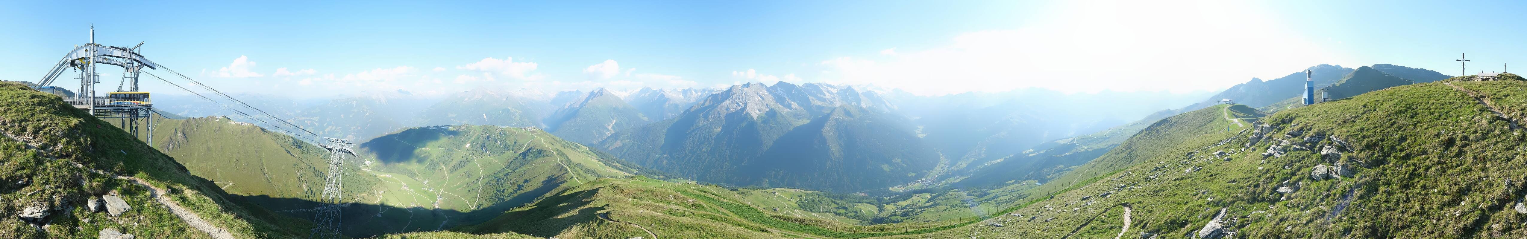 Archiv Foto Webcam Tux - Ausblick von der Wanglspitze