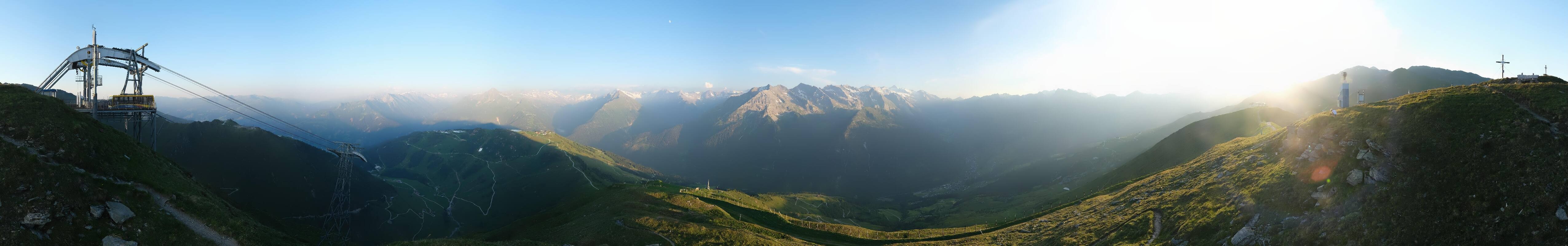 Archiv Foto Webcam Tux - Ausblick von der Wanglspitze