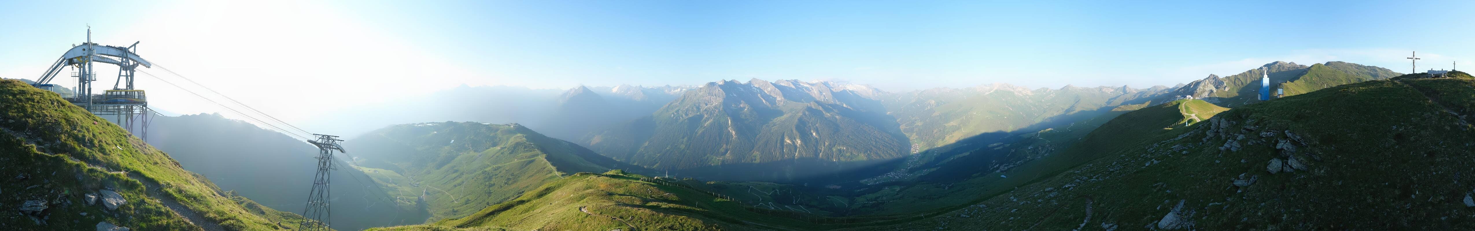 Archiv Foto Webcam Tux - Ausblick von der Wanglspitze