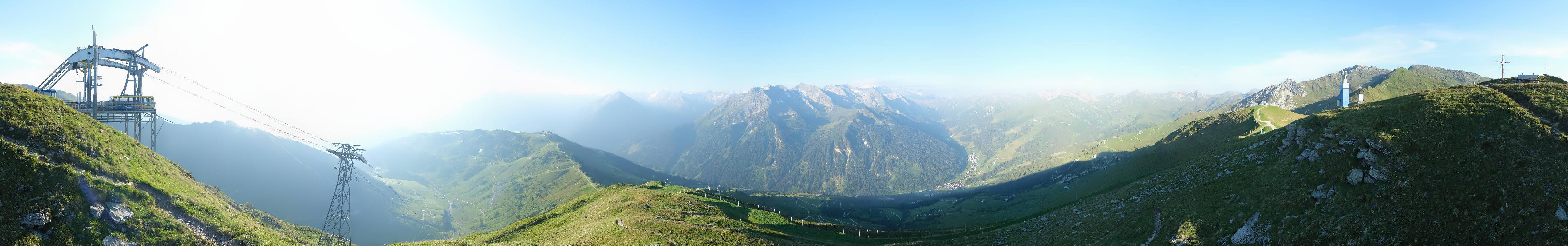 Archiv Foto Webcam Tux - Ausblick von der Wanglspitze