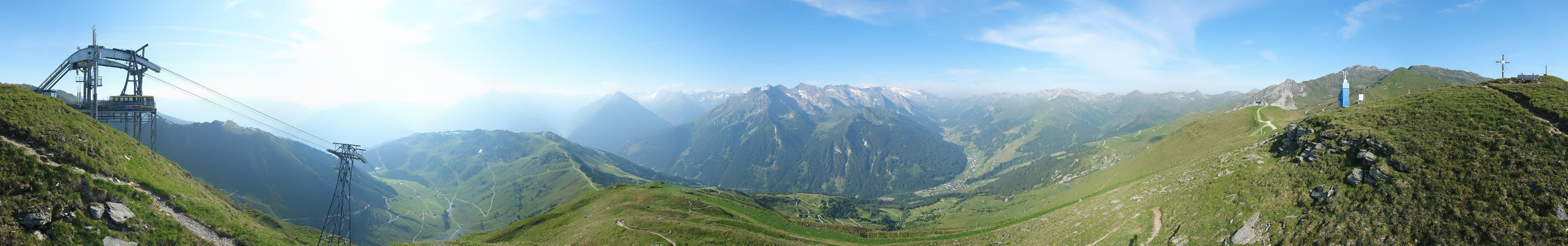 Archiv Foto Webcam Tux - Ausblick von der Wanglspitze