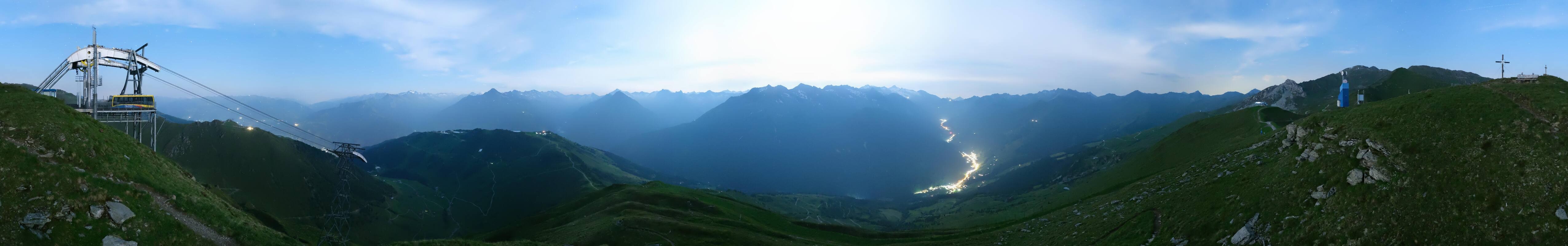 Archiv Foto Webcam Tux - Ausblick von der Wanglspitze